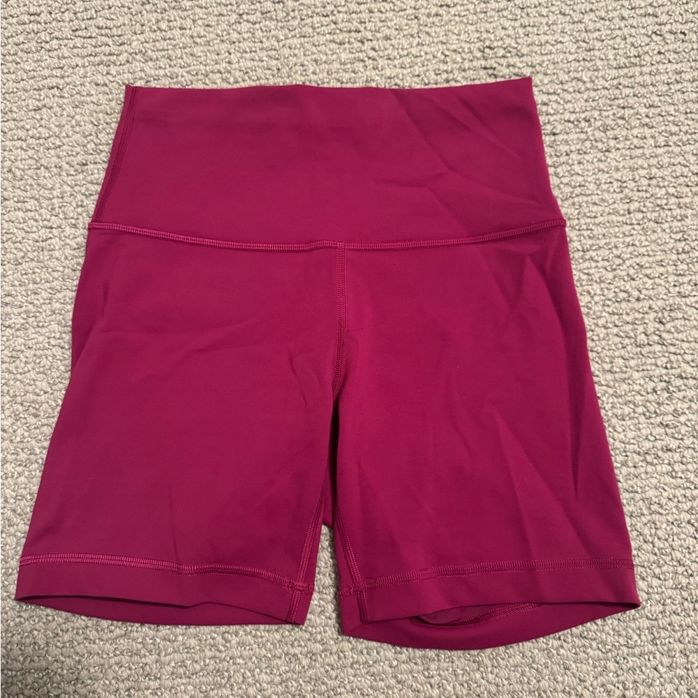 Lululemon Athletica Magenta Bike Shorts